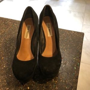 Steve Madden Pammy Wedge Black